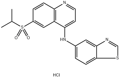 化合物GSK872 HCL 结构式