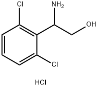 2-氨基-2-(2,6-二氯苯基)乙-1-醇盐酸盐 结构式