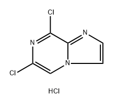 6,8-二氯咪唑并[1,2-A]吡嗪盐酸盐 结构式