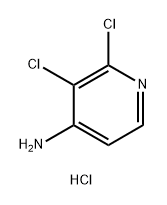 2,3-二氯-4-吡啶胺盐酸盐 结构式