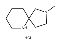 2-methyl-2,6-diazaspiro[4.5]decane dihydrochloride 结构式