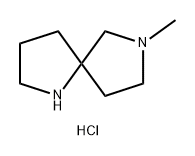 7-methyl-1,7-diazaspiro[4.4]nonane dihydrochloride 结构式