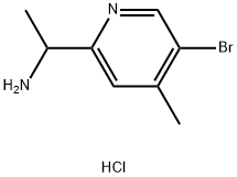 1-(5-Bromo-4-methylpyridin-2-yl)ethanaminedihydrochloride 结构式