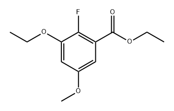 Ethyl 3-ethoxy-2-fluoro-5-methoxybenzoate 结构式