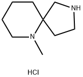 2,6-Diazaspiro[4.5]decane, 6-methyl-, hydrochloride (1:2) 结构式