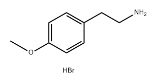 4-甲氧基苯乙基溴化胺 结构式