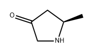 (R)-5-甲基吡咯烷-3-酮 结构式