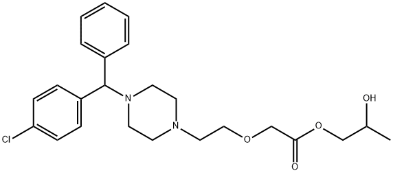 西替利嗪1,2-乙二醇杂质1 结构式
