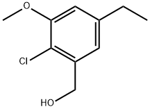 (2-Chloro-5-ethyl-3-methoxyphenyl)methanol 结构式