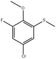 (5-Chloro-3-fluoro-2-methoxyphenyl)(methyl)sulfane 结构式