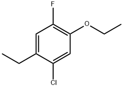 1-Chloro-5-ethoxy-2-ethyl-4-fluorobenzene 结构式