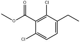 methyl 2,6-dichloro-3-ethylbenzoate 结构式