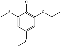 (2-Chloro-3-ethoxy-5-methoxyphenyl)methanol 结构式