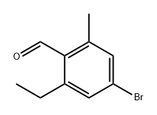 4-溴-2-乙基-6-甲基苯甲醛 结构式