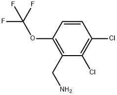 2,3-Dichloro-6-(trifluoromethoxy)benzenemethanamine 结构式
