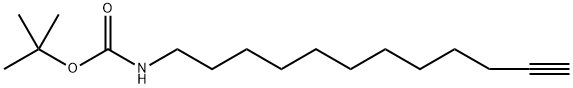 十二-11-炔-1-基氨基甲酸叔丁酯 结构式