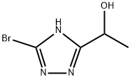 1-(5-溴-4H-1,2,4-三唑-3-基)乙醇 结构式