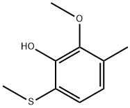 2-methoxy-3-methyl-6-(methylthio)phenol 结构式