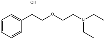 ALPHA-[[2-(二乙基氨基)乙氧基]甲基]-苯甲醇 结构式