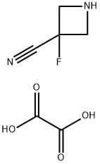 3-氟-3-氰基氮杂环丁烷草酸盐 结构式