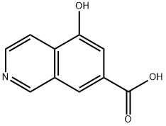 5-羟基异喹啉-7-羧酸 结构式