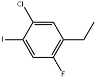 1-chloro-5-ethyl-4-fluoro-2-iodobenzene 结构式
