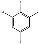 1-chloro-2,5-diiodo-3-methylbenzene 结构式