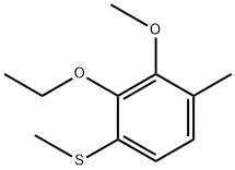 (2-ethoxy-3-methoxy-4-methylphenyl)(methyl)sulfane 结构式
