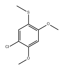 (5-Chloro-2,4-dimethoxyphenyl)(methyl)sulfane 结构式