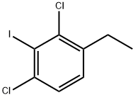 1,3-dichloro-4-ethyl-2-iodobenzene 结构式