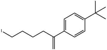 1-(1,1-Dimethylethyl)-4-(5-iodo-1-methylenepentyl)benzene 结构式