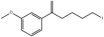 1-(5-Iodo-1-methylenepentyl)-3-methoxybenzene 结构式