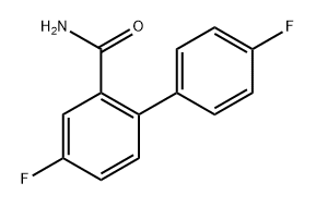 4',4-Difluorobiphenyl-2-carboxamide 结构式