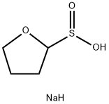 四氢呋喃-2-亚磺酸钠 结构式