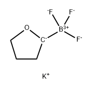 三氟(四氢呋喃-2-基)硼酸钾 结构式
