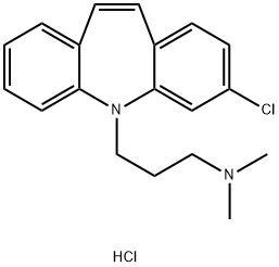 氯米帕明USP相关化合物C盐酸盐 结构式