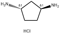 (1S,3S)-CYCLOPENTANE-1,3-DIAMINE;DIHYDROCHLORIDE 结构式