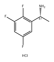 (R)-1-(2,3,5-三氟苯基)乙胺盐酸盐 结构式