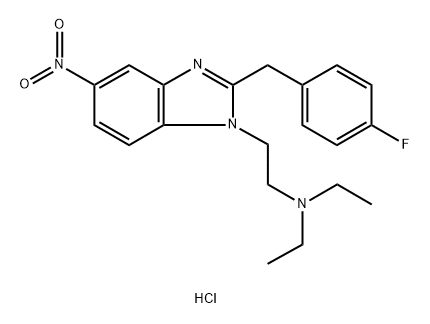 Flunitazene (hydrochloride) 结构式