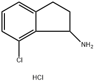 7-氯-2,3-二氢-1H-茚1-胺 盐酸盐 结构式