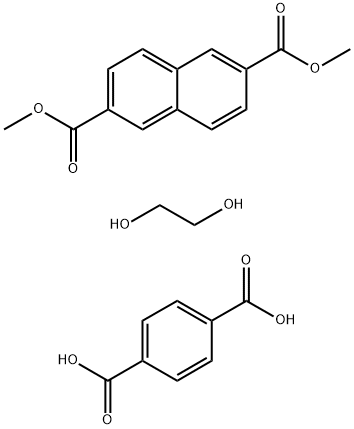 2,6-萘二羧酸二甲酯与1,4-苯二羧酸和乙二醇的聚合物 结构式
