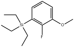 2-Fluoro-1-methoxy-3-(triethylsilyl)benzene 结构式