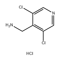 (3,5-二氯吡啶-4-基)甲胺盐酸盐 结构式