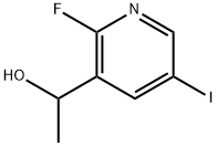 2-Fluoro-5-iodo-α-methyl-3-pyridinemethanol 结构式