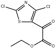 2-(2,4-二氯噻唑-5-基)-2-氧代乙酸乙酯 结构式
