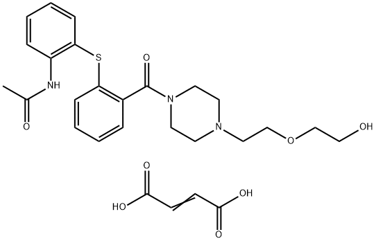富马酸喹硫平EP杂质K富马酸盐 结构式