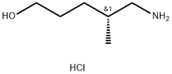 (R)-5-氨基-4-甲基戊-1-醇盐酸盐 结构式