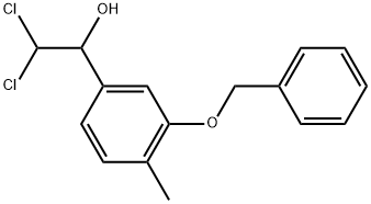 1-(3-(Benzyloxy)-4-methylphenyl)-2,2-dichloroethanol 结构式