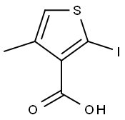 2-Iodo-4-methylthiophene-3-carboxylic acid 结构式