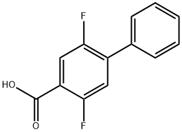 2,5-Difluoro-[1,1'-biphenyl]-4-carboxylic acid 结构式